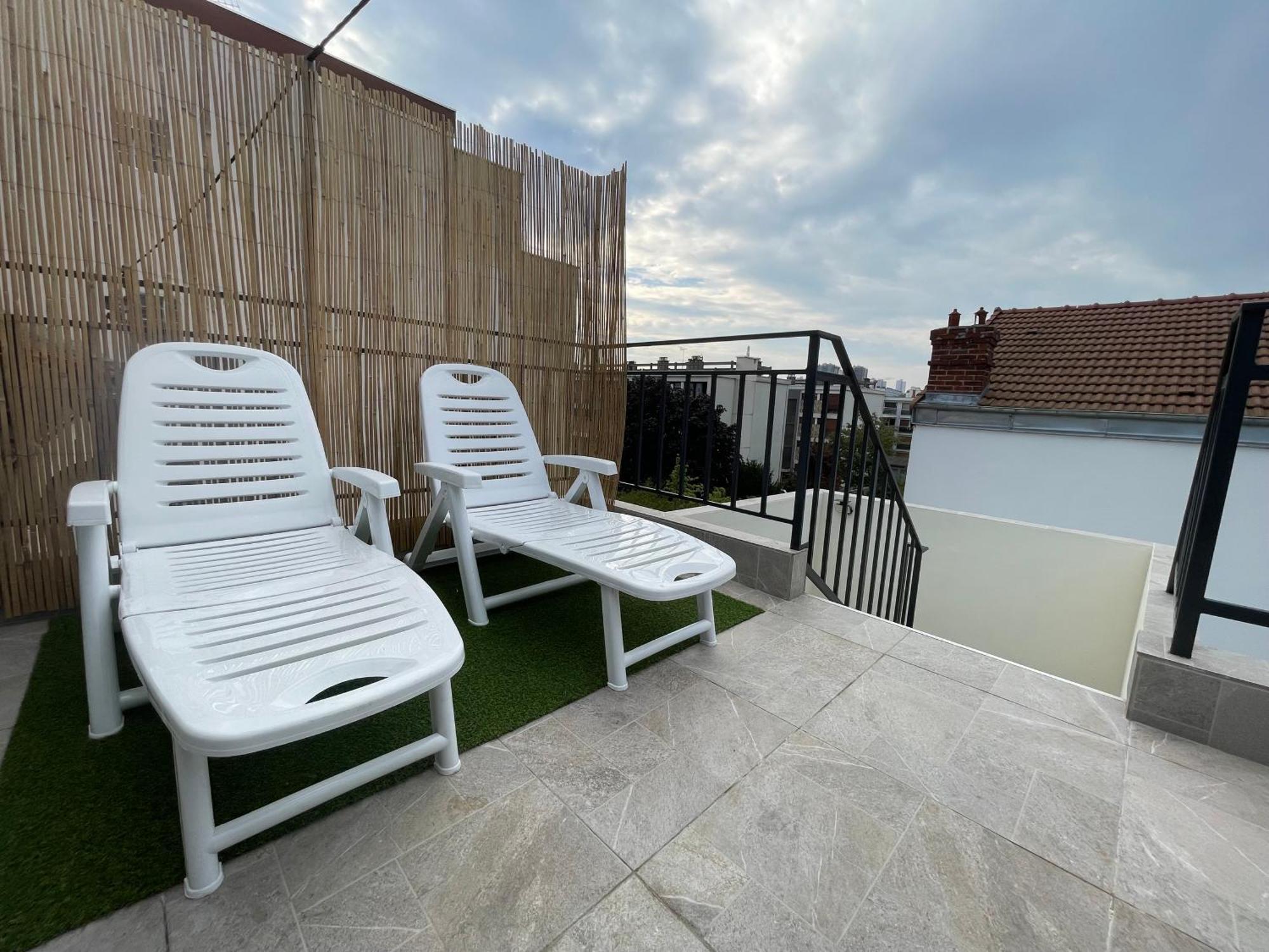 Appartement Avec Terrasse Et Ciel Etoile ! Noisy-le-Sec Exterior photo